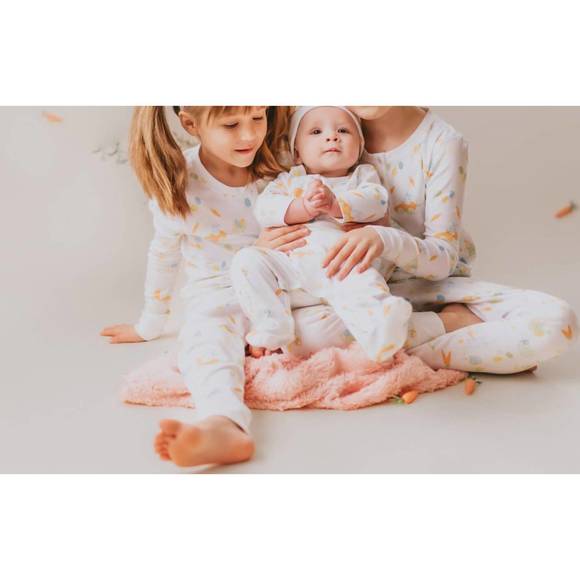 NEW PETIDOUX kids' pima pajama in easter egg hunt - Picture 4 of 5